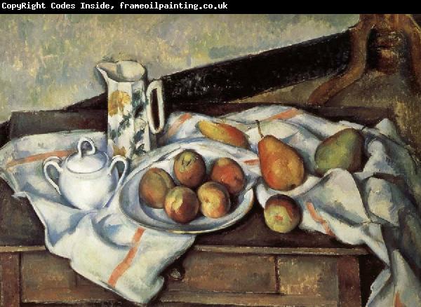 Paul Cezanne Pear and peach